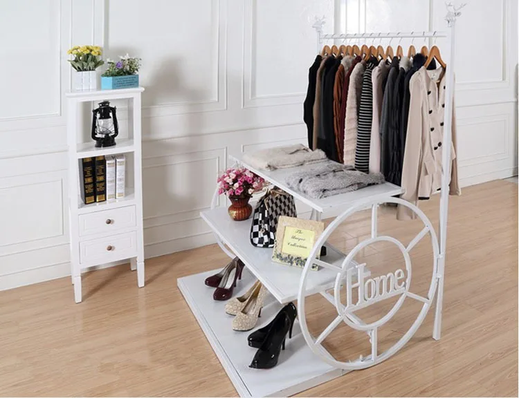 

Nice clothing and shoes Display shelf & stands