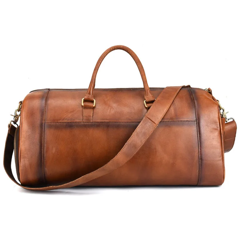 AETOO, кожаная мужская сумка, большая сумка, Ретро стиль, первый слой, кожаная дорожная сумка, вещевой мешок, большая вместительность, мужская сумка