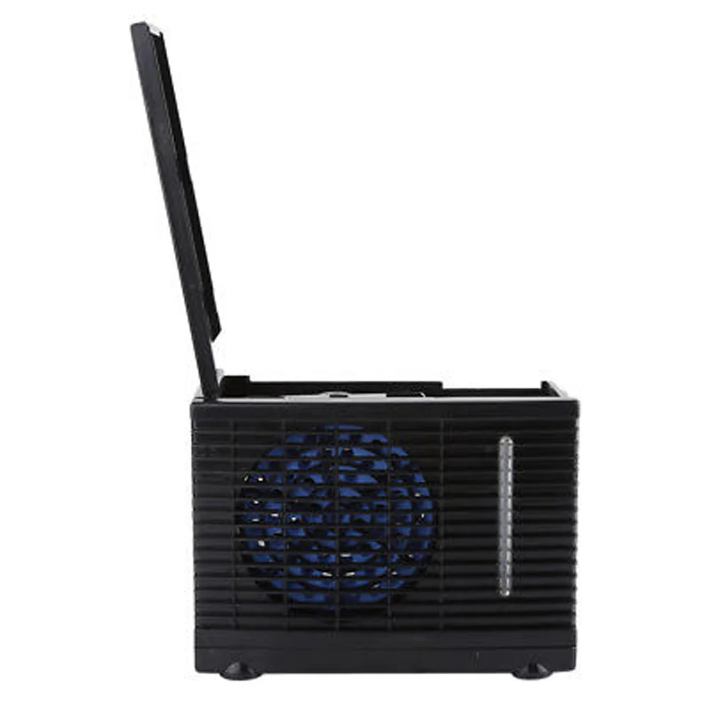 

Adjustable Air conditioner Mini 30-60W Auto Portable Cold water Cooling Two-speed DC 12V Black