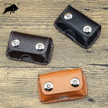 ZYD-COOL,, Ретро стиль, натуральная коровья кожа, мужской кошелек для ключей, автомобильный держатель для ключей, сумка, кнопка, ремень, держатель, ключница, мужской брелок