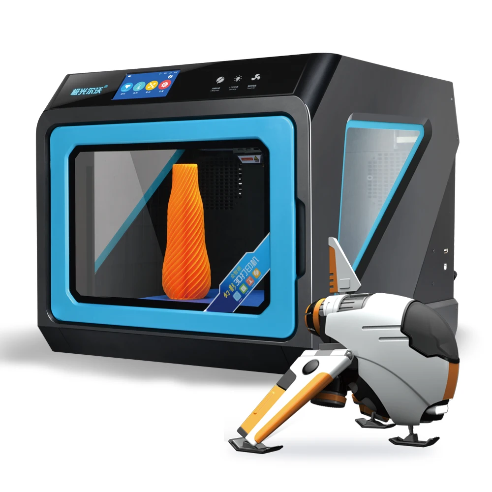

Latest 3d printer with advance function auto leveling wifi connection removeable extruder and platform remember where stop 3d
