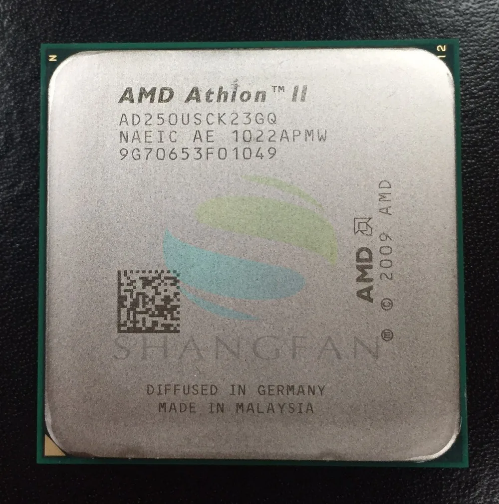 AMD Athlon X2 250u 1,6 ГГц двухъядерный процессор Процессор процессор AD250USCK23GQ 25 Вт Разъем AM3 938pin