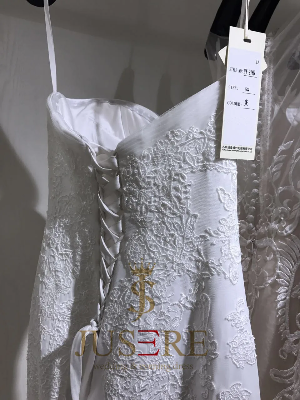 Jusere с открытыми плечами Труба Свадебное платье с длинным шлейфом Свадебное классическое Trumple Аппликация Кружева Свадебное платье 2019