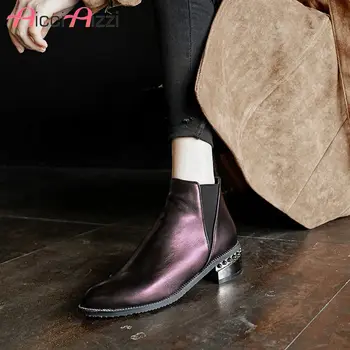 

ZALAVOR Plus Size 33-48 Women Ankle Boots Fashion Winter Basic Shoes Women'S 2020 New Style Warm Lady Office Street Footwear