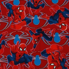 См х 100 см хлопчатобумажная ткань для текстиля, pathwork, cloth-Spider-man Toss