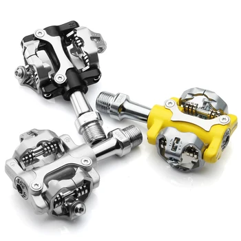 

WELLGO W01 MTB Touring Bike Bicycle Clipless Light Pedals CR-MO Spindle Sealed Cleats Bicycle Pedals