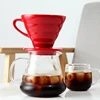 Ceramic Coffee Dripper Engine Style Coffee Drip Filter Cup Permanent Pour Over Coffee Maker with Separate Stand for 1-4 Cups ► Photo 3/6