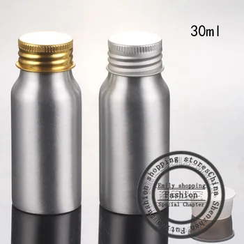 

30ml x 50 Aluminum Cosmetic Packaging metal Bottle, Metal Storage Container, Essential Oil Bottle with aluminum screw caps