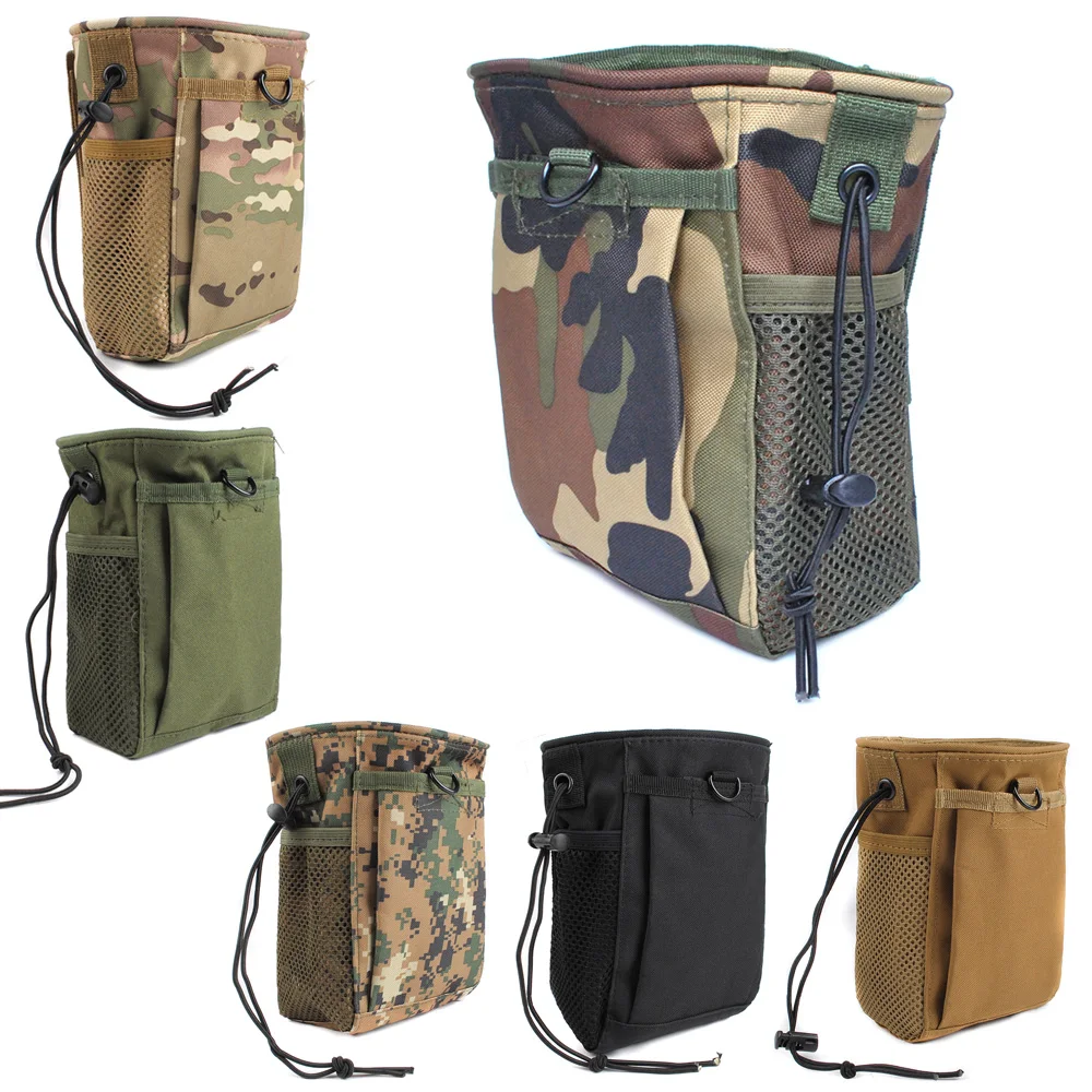 DR FISH Military Tactical Ammo Pouch Outdoor Hunting MOLLE Dump Bag