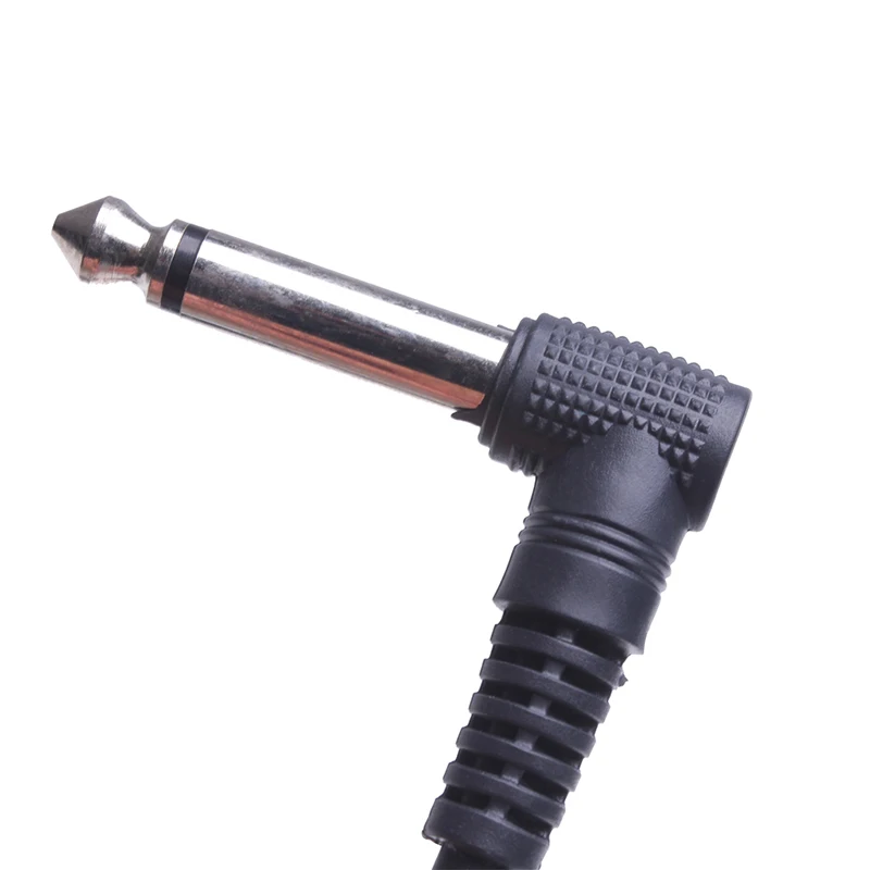 6Pcs/Set Guitar Parts Colorful Angled Plug Audio Cable Leads Patch Cables For Guitar Pedal Effect
