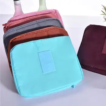 

Portable Large Capacity Travel Makeup Storage Bag Pouch Organizer Zipper Handbag makeup set