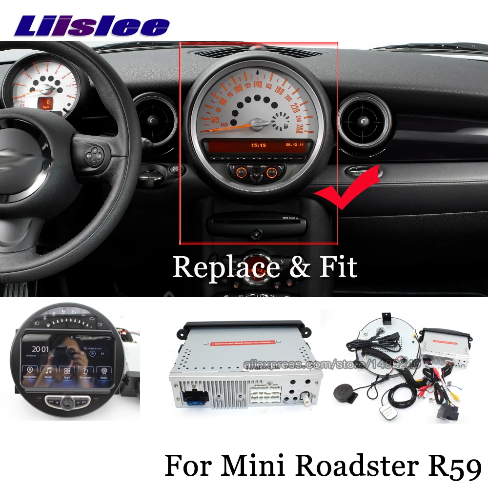 Liislee автомобильный Android 7,1 для Mini Roadster R59 2012~ стерео радио аудио Carplay Wifi gps Nav карта навигационная мультимедийная система