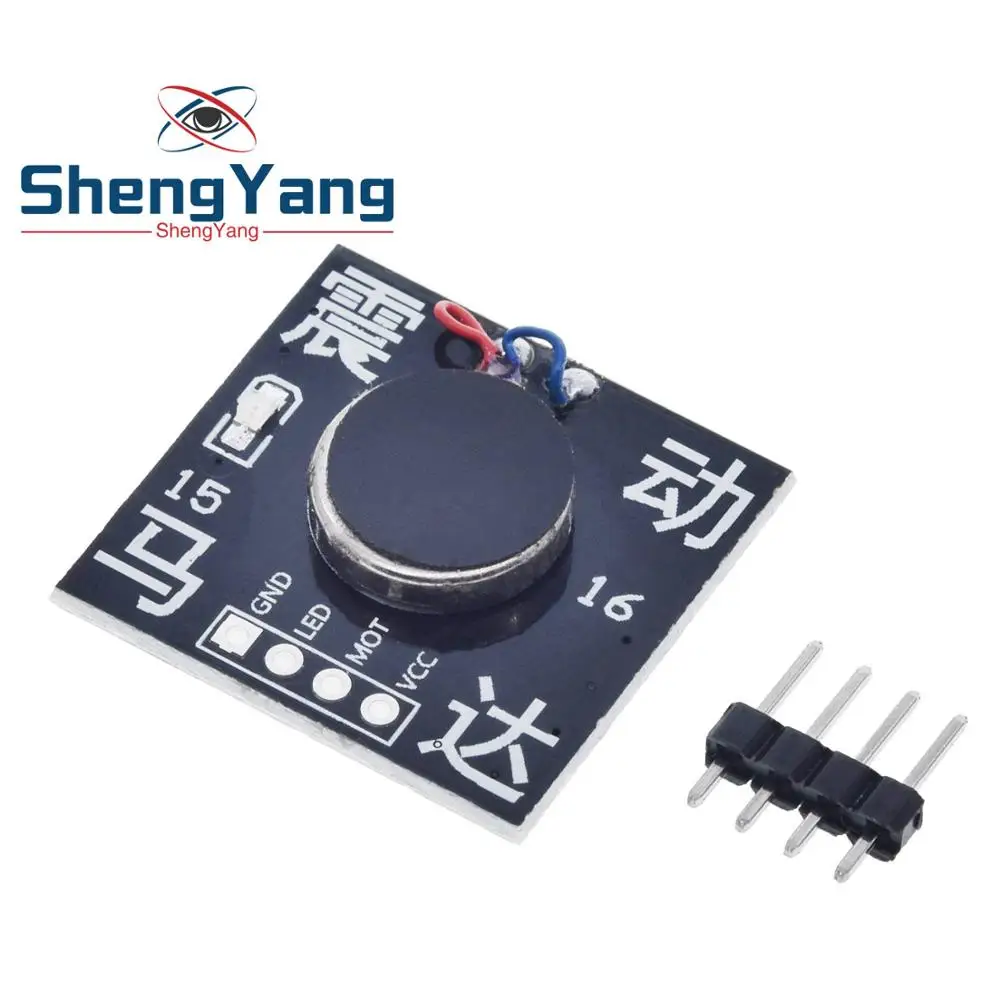 

ShengYang 5V Vibrating Vibration Motor Module High and Low Level Vibration Mini Motor Module for Arduino