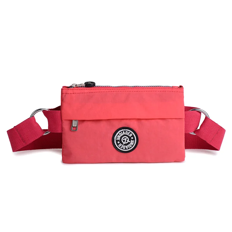 

JIN QIAO ER High Quality Nylon Waist Packs Belt Shoulder Bag Portable Men Women Travel Waist Messenger Bags