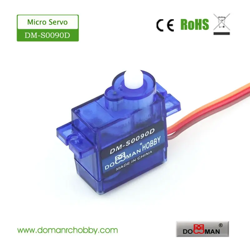 

DOMAN RC 10pcs/lot DM-S0090D 9g 0.08s 1.6kg.cm digital rc micro servo
