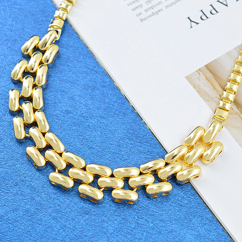 ZEA Dear Jewelry геометрические ювелирные изделия большой воротник набор украшений для