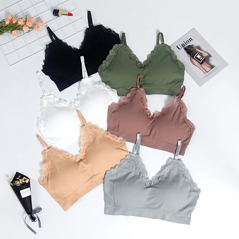 

CMENIN Sexy tube top Cotton Breathable top bra bandeau top lace tube soft bra Women crop strapless tops bralette B0114