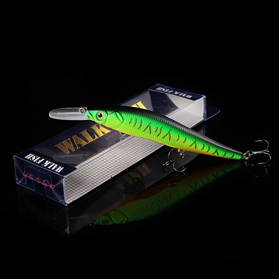 WALK FISH искусственная жесткая Рыболовная Снасть с 3 сильными крючками 135 мм 16 г 1