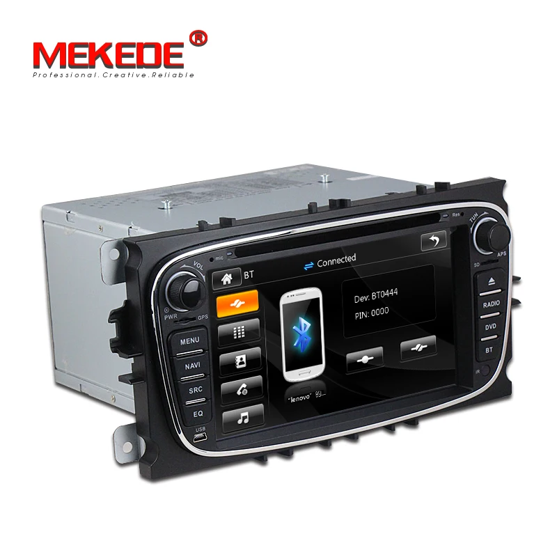 Sale MEKEDE free Shipping 2Din 7 Inch Car DVD radio Player For /Mondeo/S-MAX/Connect/FOCUS 2 2008-2011 with Radio GPS BT 1080P video 4