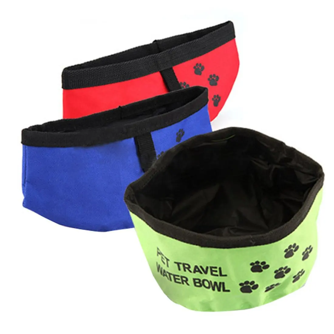 8" Fold Up Travel Dog Water Drinking Bowldrinking bowldog water