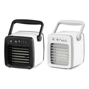 

USB Mini Air Cooler Portable Air Conditioner Fan Noiseless Evaporative Air Humidifier Personal Space Conditioning Humidifier