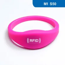WB03 силиконовый rfid-браслетов для события, NFC метки rfid браслет силиконовый браслет rfid ISO14443A с MF1 S50 чип