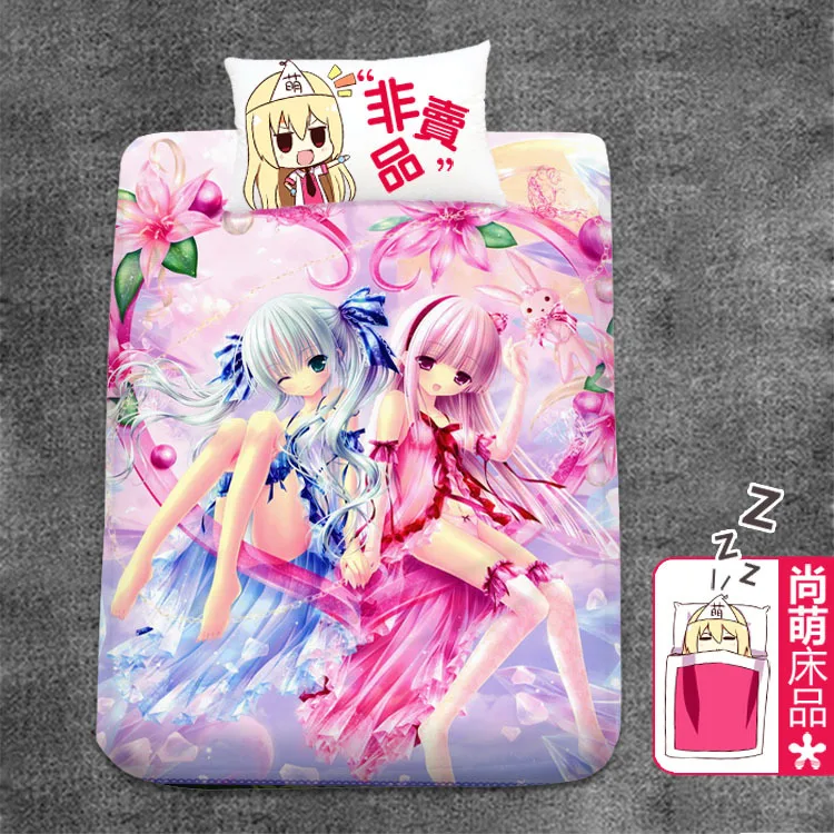 

Anime Cartoon tinkle Natural Wool Cloth With Soft Nap flat sheet bed sheet top sheet 150*200cm No.3585200