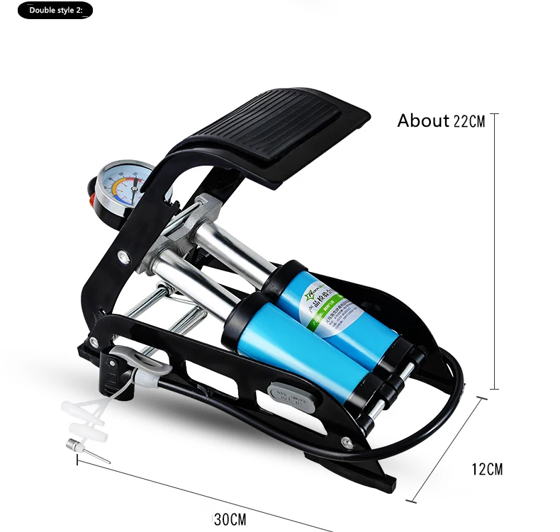 ROCKBROS велосипедный шиномонтажный воздушный насос Тип педали MTB дорожный велосипед автомобильный шинный насос сталь высокого давления