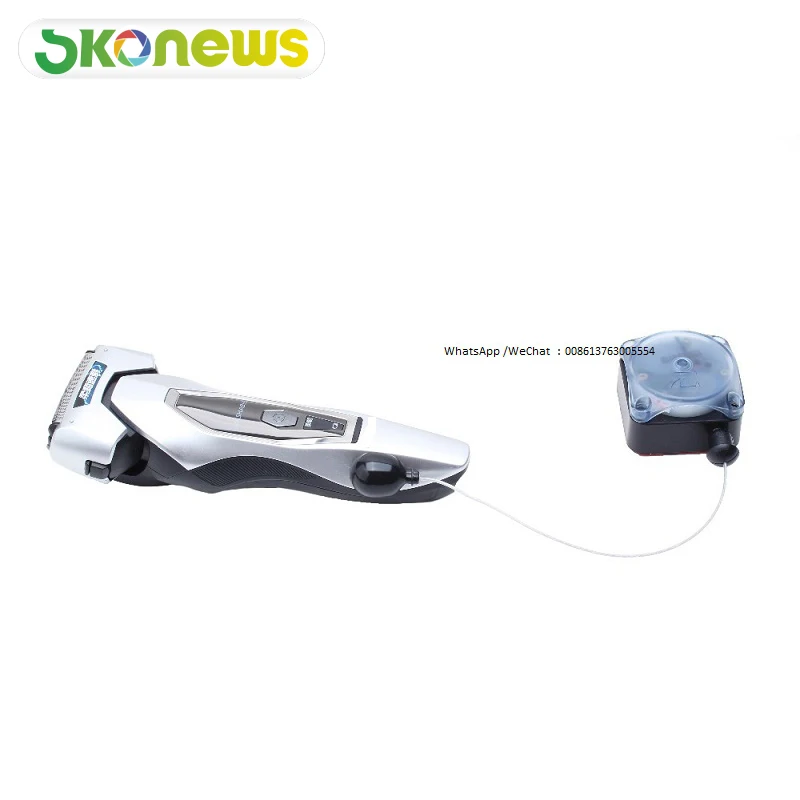 10 pcs retail shop merchandise retractable security cable recoiler anti theft wire pull box with alarming mouse