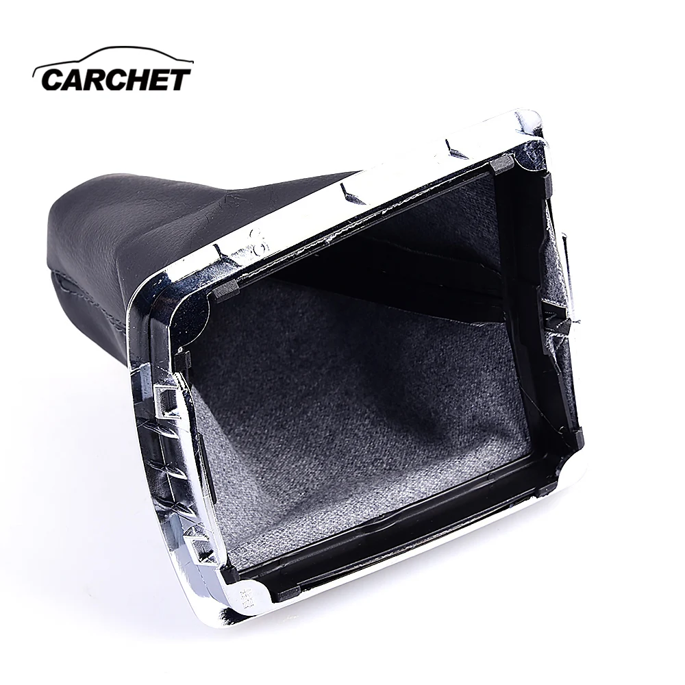 

CARCHET Car Gear Shift Collars Gear Shift Lever Dust Cover Leather Case for Ford Focus MK2 2005-2012 Interior Accessories black