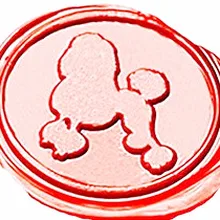 Винтажная Милая Пудель изображение на заказ логотип Свадебное приглашение воск уплотнение штамп палочки ложка Подарочная коробка набор