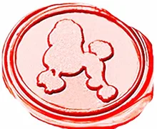 Vintage Lovely Poodle Dog Custom Picture Logo Wedding Invitation Wax Seal Sealing Stamp Sticks Spoon Gift