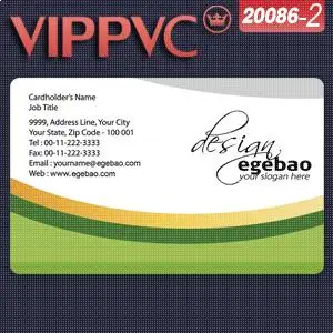

a20086-2 PVC white plastic card