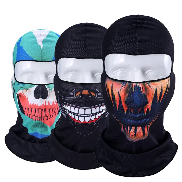 Orcs Clown Jocker Pattern Balaclava Bicycle Snowboard Tactical Military ...