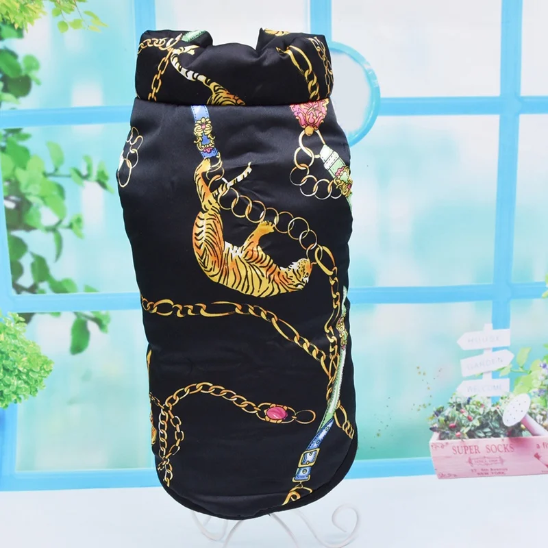

Fashion Halloween Pet Autumn Winter Warm Vest Coat For Small Medium Dogs Puppy Down Jacket Hoodies Cosmic Landscape Pet Product