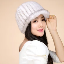 Норковая меховая шапка, женская зимняя, норковая шапка, шапка куницы