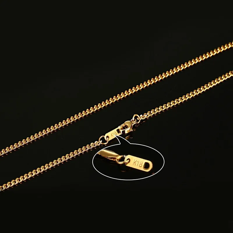 Vnox 3 мм Снаряженная звеньевая Мужская цепочка подвеска золотого цвета мужские