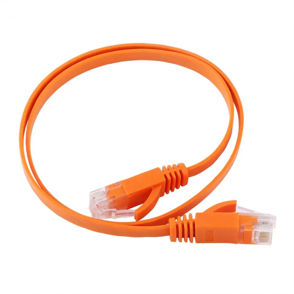 

1m/5m/10m/15m RJ45 CAT6 Ethernet Network Flat LAN Cable UTP Patch Router Cables