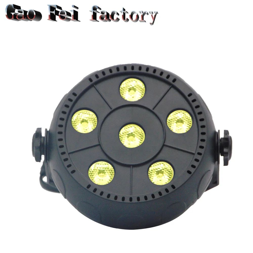 

Led Flat/slim Par Led Stage Light RGB LED Par party Light disco With DMX512 Par Led 6x6w DJ light Equipments