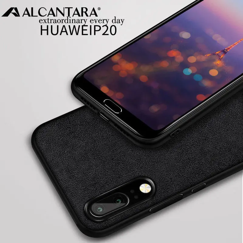 Для huawei P20 Pro/P20 Делюкс ткань кожа+ Мягкий ТПУ Тонкий чехол