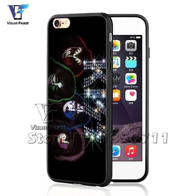 Kiss Band Phone Cover Famous Singer Kiss Rock Band Case For Iphone 6