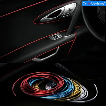 

3M 5M Car Styling Interior Exterior Decoration Strips Stickers for Ford Focus 2 3 4 Mondeo Ecosport Fiesta Car Accessories