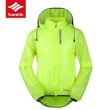 2017 Santic Mens Breathable Cycling Raincoat Waterproof MTB Mountain Road Bike Jerseys Anti-UV Quick Dry Jacket Bicycle Clothing