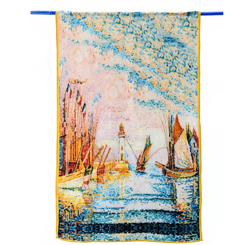 Шелковый шарф из чистого мягкого шелка Модный популярный известный женский роскошный брендовый дизайнерский шарф для подарков для женщин - Цвет: 32