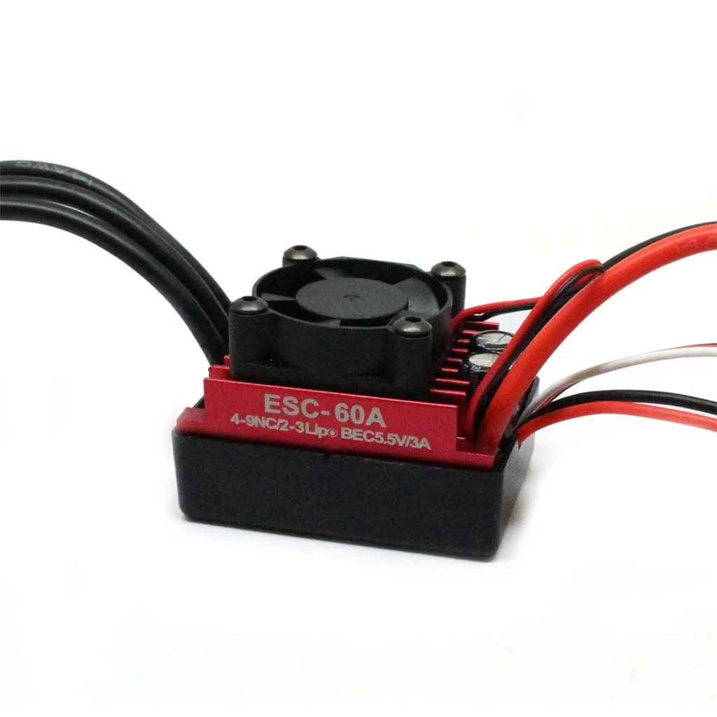 S3650 3500KV бесщеточный двигатель+ 60A ESC+ программная карта комбо для 1/10 RC автомобиль грузовик