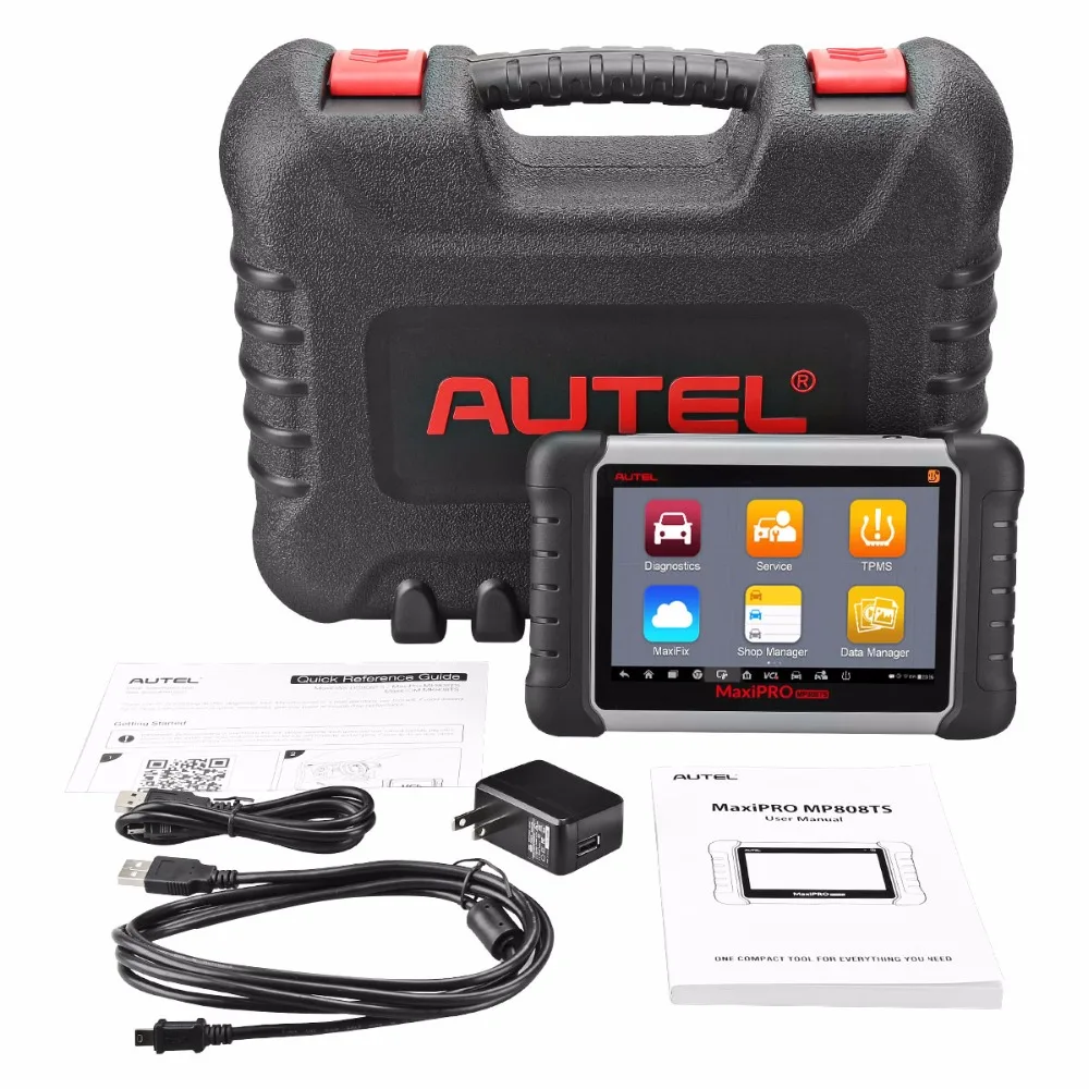 AUTEL MaxiPRO MP808TS OBD2 сканер автомобильный диагностический инструмент ПП давления воздуха в шинах программирования Swift Диагностика 7-дюймовый ЖК-дисплей считыватель кода