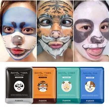 Masque Hydratant pour le Visage, Animal Hydratant, 3 pièces, soin Peau De Mouton, Panda, Chien et Tigre