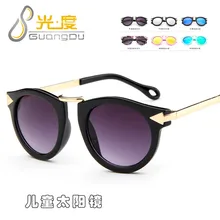 GUANGDU Bebé Niñas Niños Gafas de Sol de La Vendimia Superior de Revestimiento Gafas de Sol de Los Niños Gafas de Sol Gafas De Sol Gafas infantiles 6301