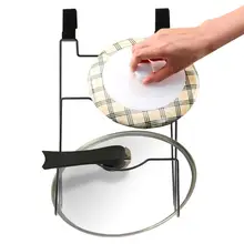 Крышка горшка полка дверь шкафа подвесная Крышка для кастрюли вешалка для хранения печное устройство Стенд