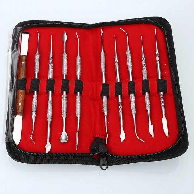 BRAND NEW 10pcs Wax Carving Tool Set Stainless Steel Versatile Kit